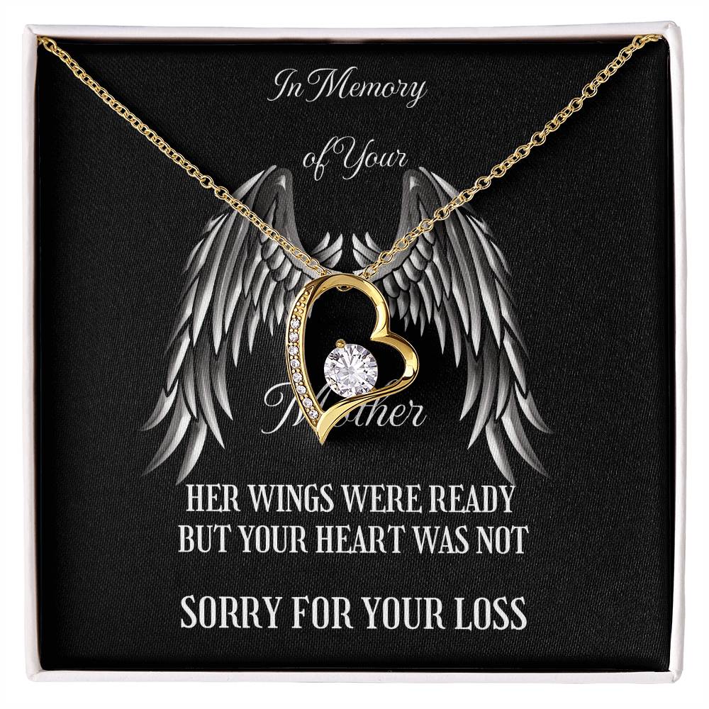 Forever Love Necklace In Memory of your Mother