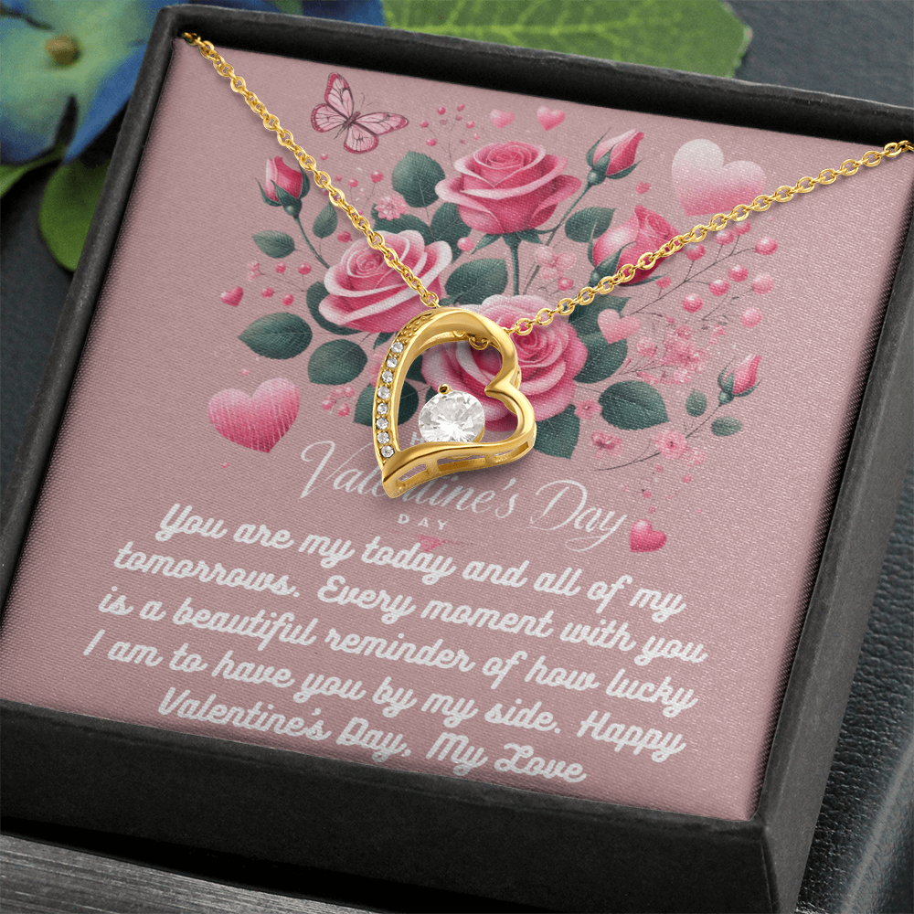 Forever Love Necklace, Valentine's Day Necklace, Gift For Her, Love Jewelry, Romantic Necklace, Couple's Gift