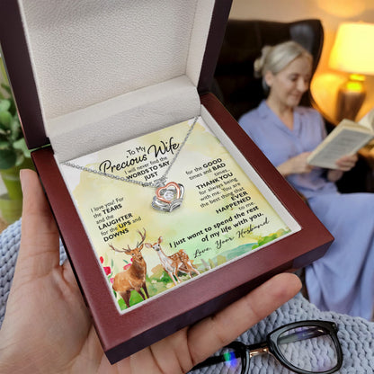 Crown Pendant Necklace To my precious Wife