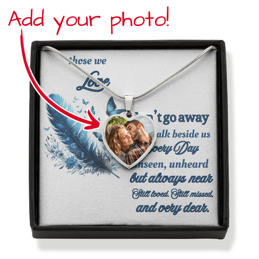 Buyer Upload Heart Necklace memorial