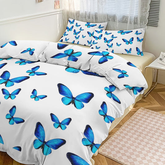 3-Piece Bedding Set-102"x90"/ 259x229cm (Dual-sided Printing)