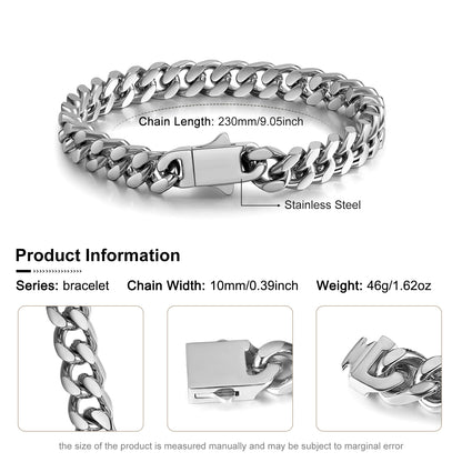 Cuban Link Stainless Steel Bracelet