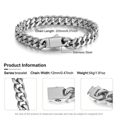 Cuban Link Stainless Steel Bracelet