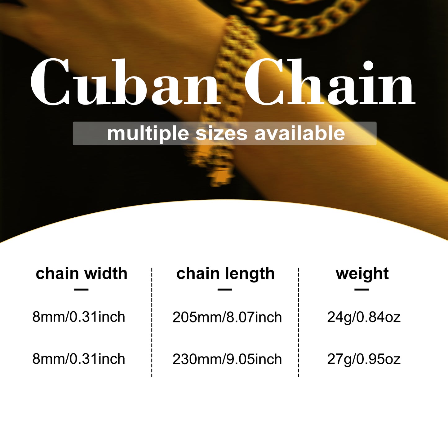 Cuban Link Stainless Steel Bracelet