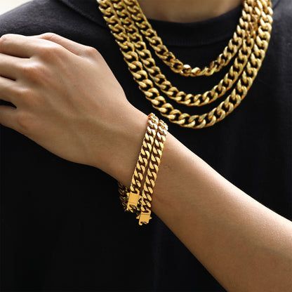 Cuban Link Stainless Steel Bracelet