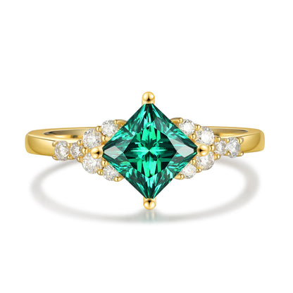 K Gold Natural Gemstone Ring