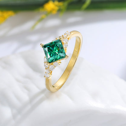 K Gold Natural Gemstone Ring