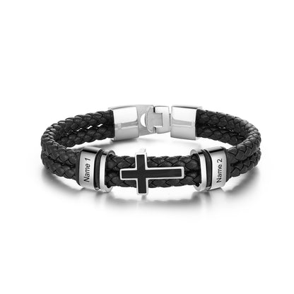 Custom Cross Bracelet