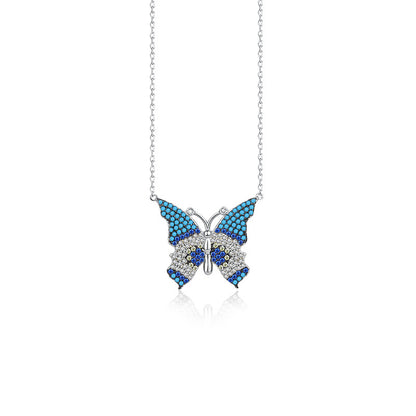 925 Sterling Silver Butterfly Necklace