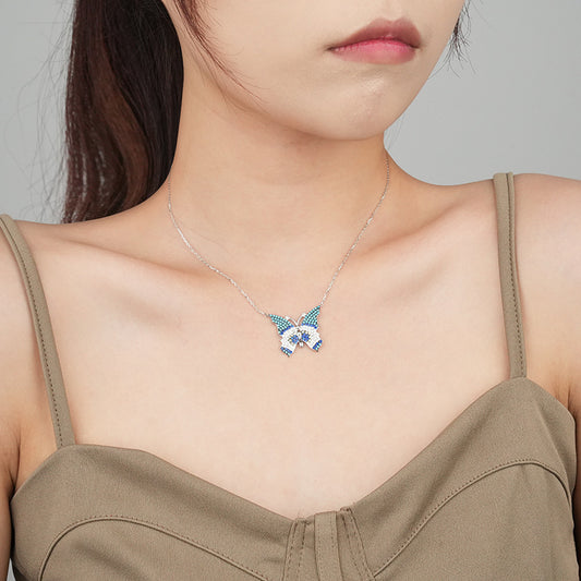 925 Sterling Silver Butterfly Necklace