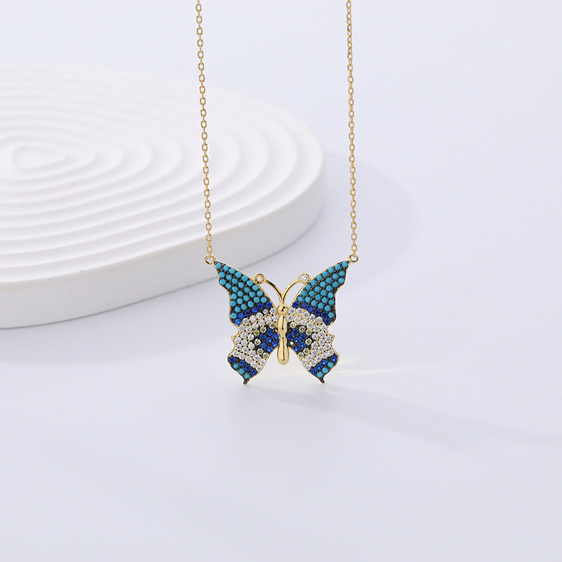 925 Sterling Silver Butterfly Necklace