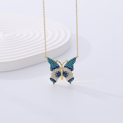925 Sterling Silver Butterfly Necklace