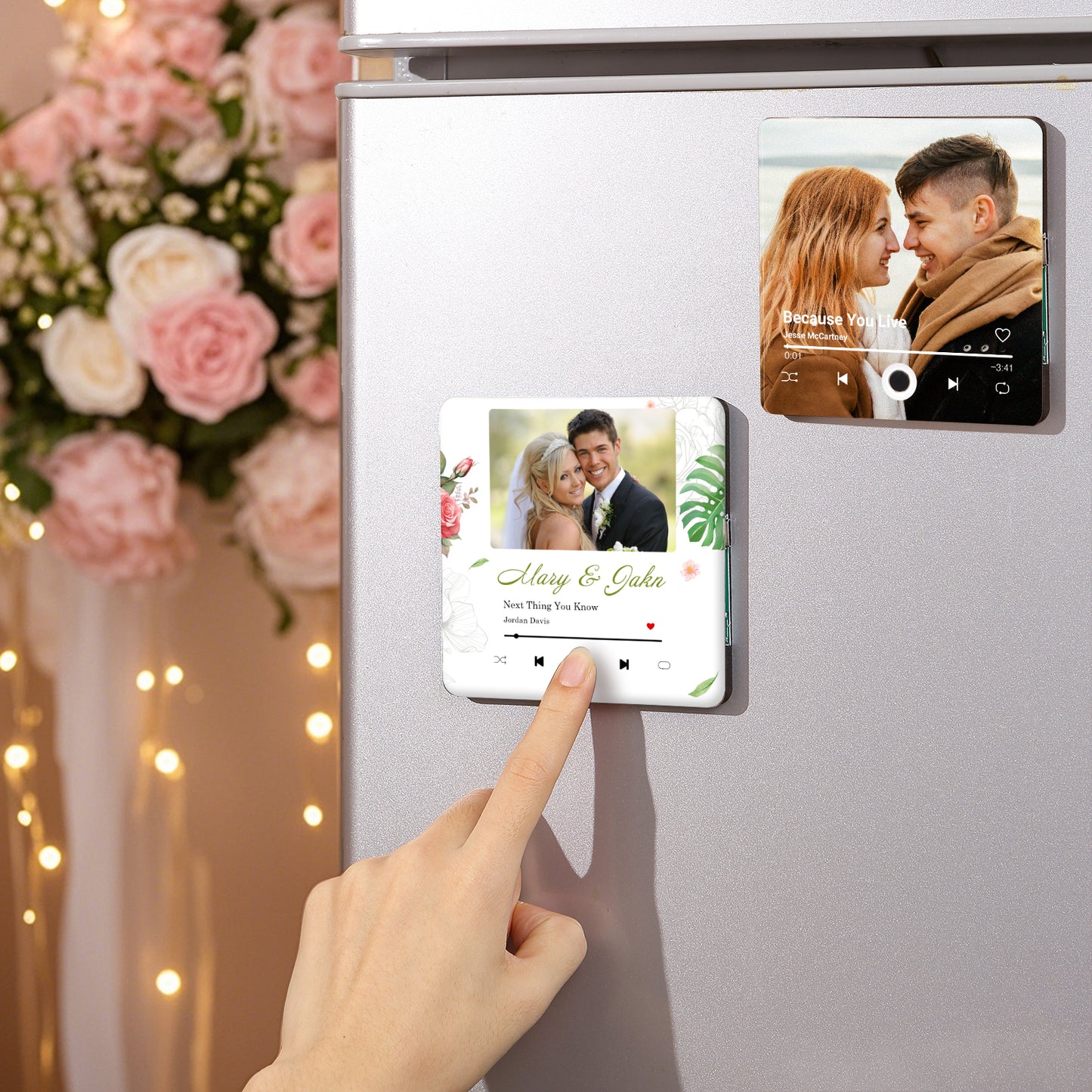 Personalized Decorative Refrigerator Magnets – Custom Name or Message – Cute Fridge Decor Gift