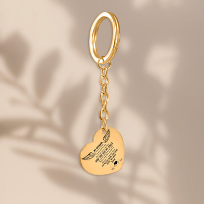 Heart Keychain Husband memorial