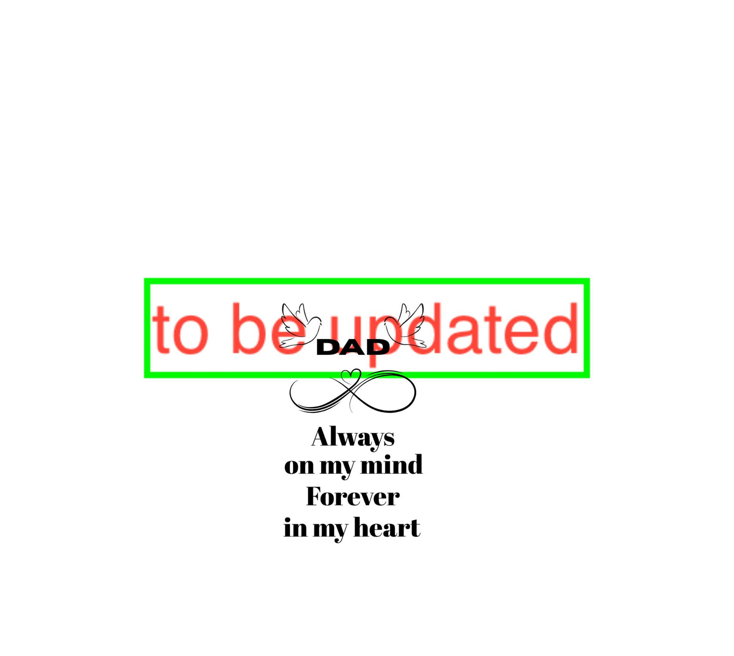 Cuban Tag Necklace Dad Memorial Engraved Dog Tag Necklace