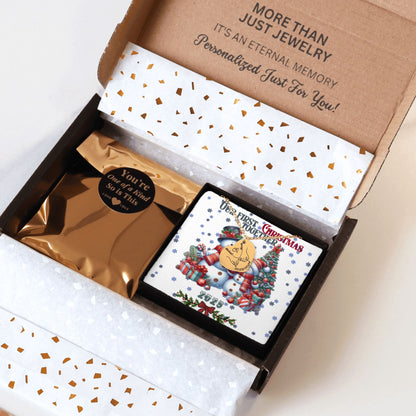 Our First Christmas Together – Personalized Heart Necklace