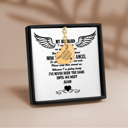 Heart Keychain Husband memorial