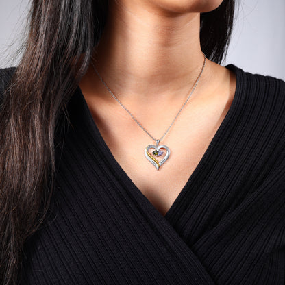 925 Sterling silver Custom Birthstone Engraved Necklace