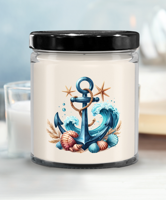 Vanilla soy candle Anchor