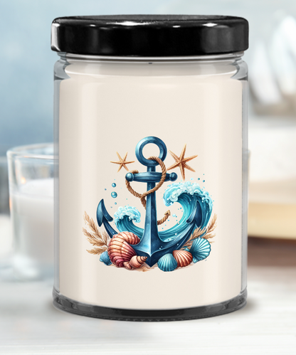 Vanilla soy candle Anchor