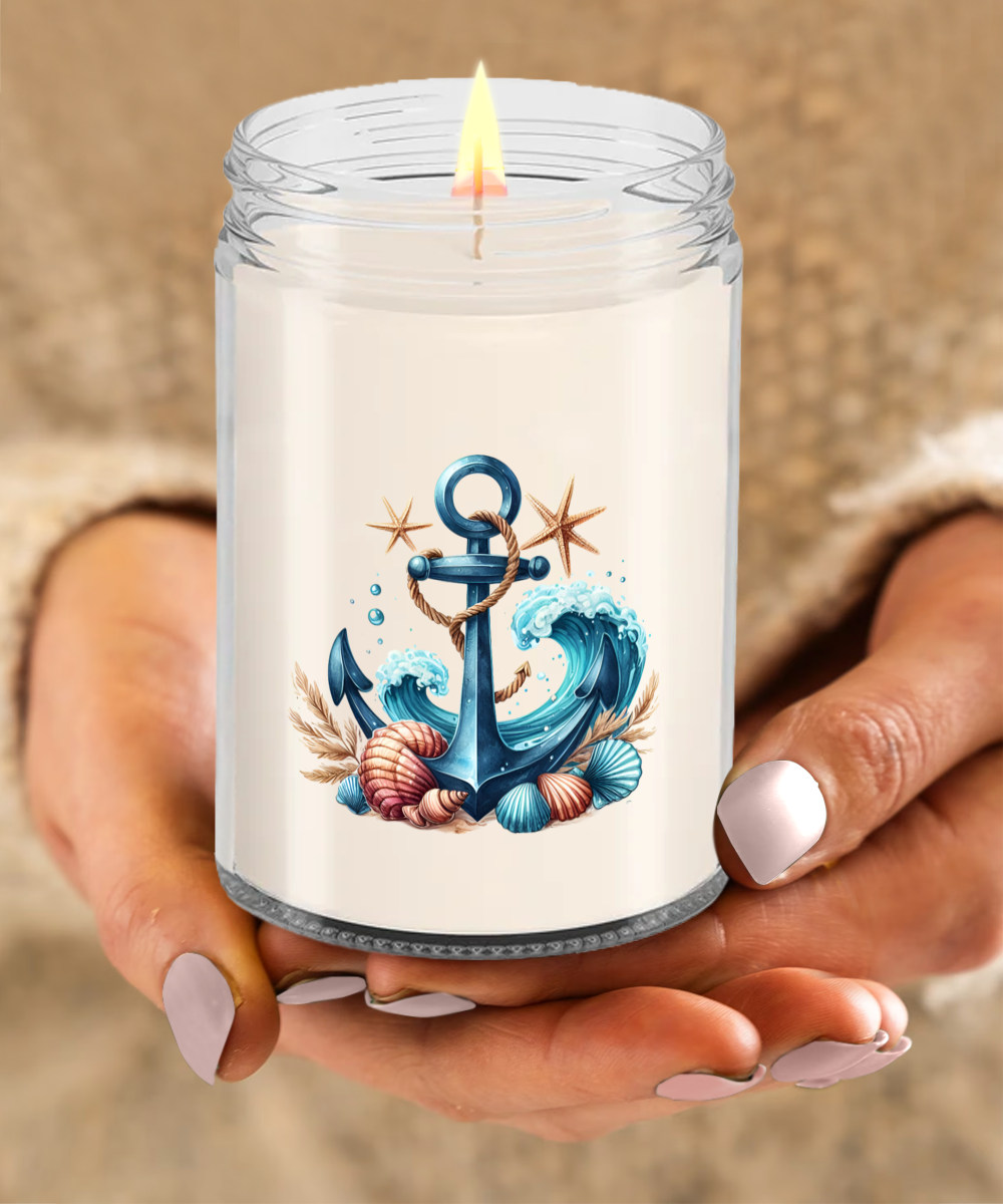 Vanilla soy candle Anchor