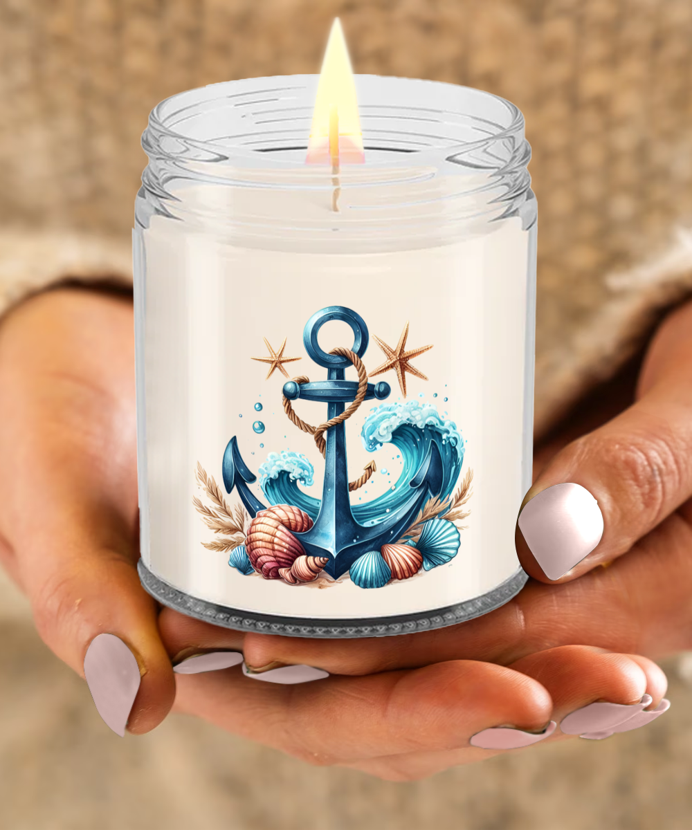 Vanilla soy candle Anchor