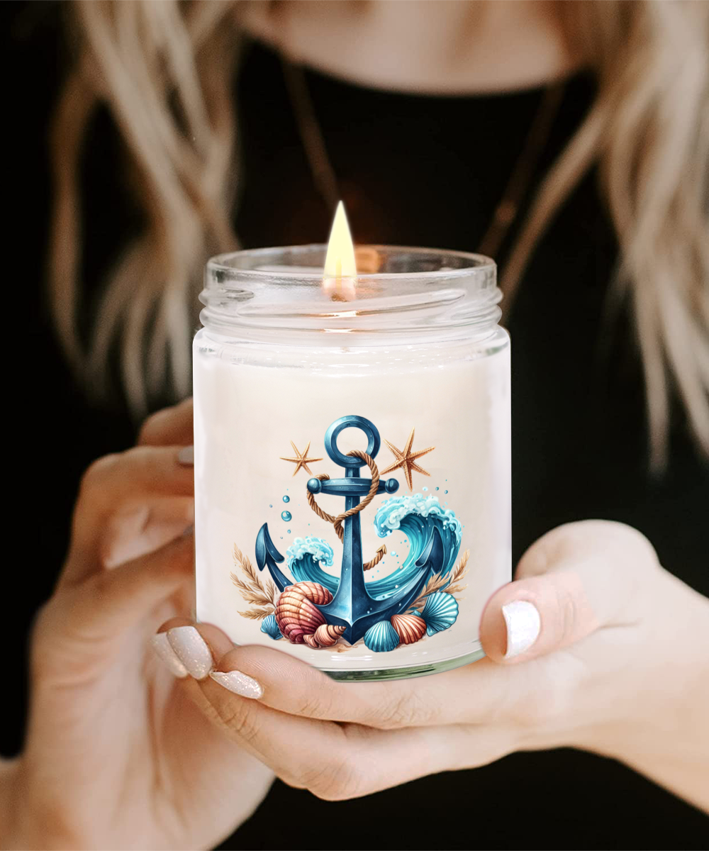 Vanilla soy candle Anchor