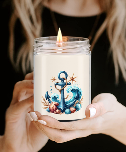 Vanilla soy candle Anchor