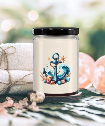 Vanilla soy candle Anchor