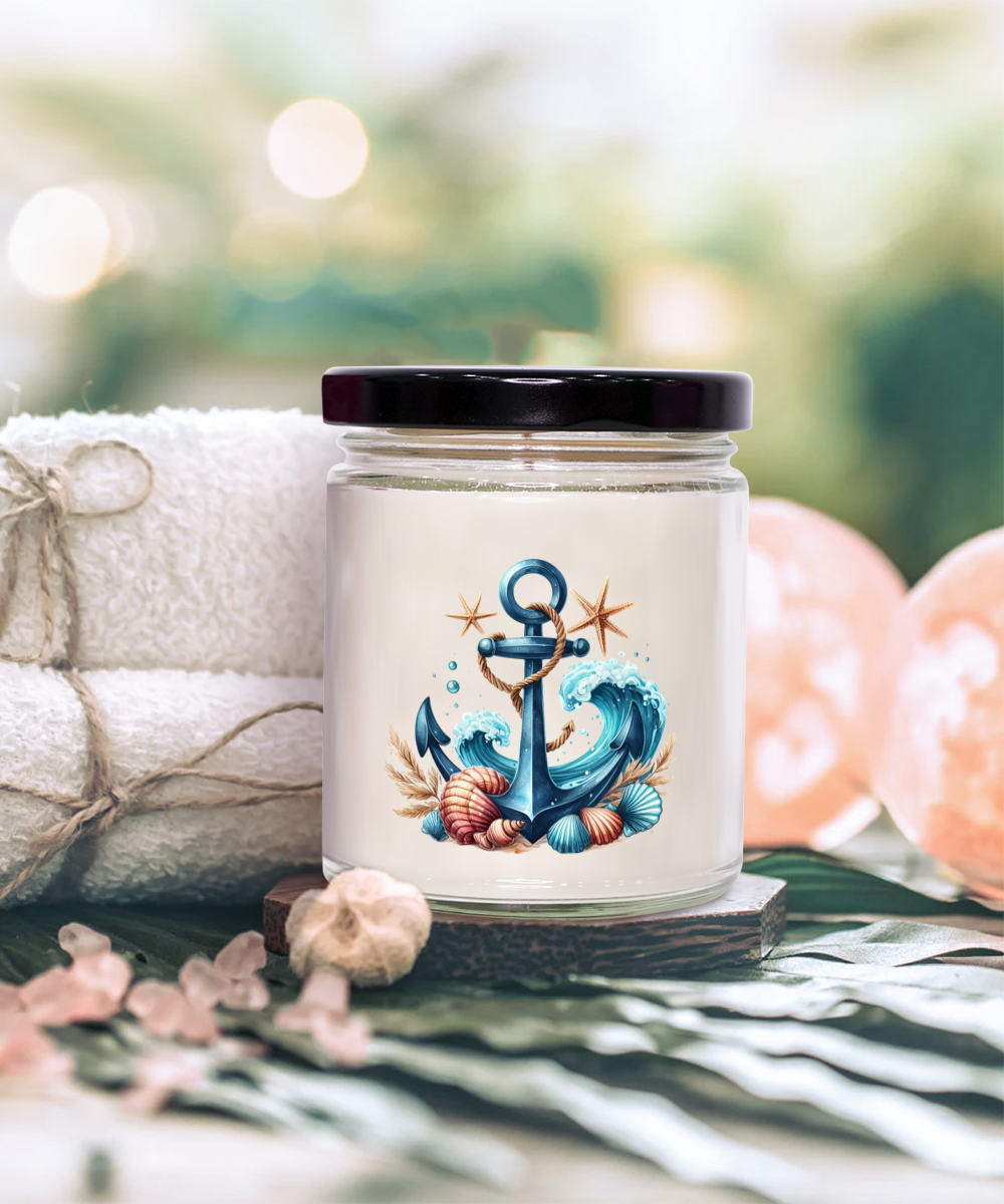 Vanilla soy candle Anchor