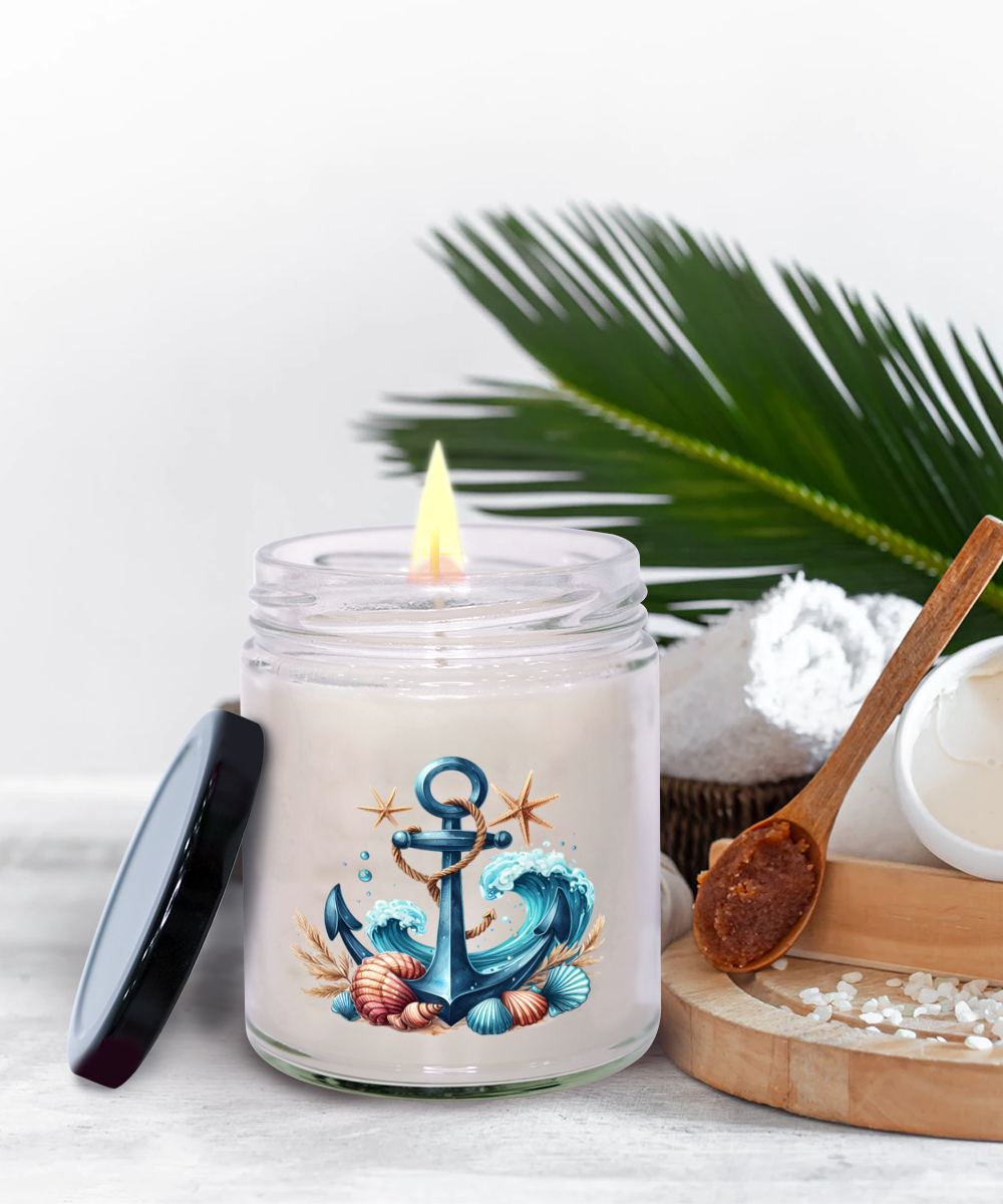 Vanilla soy candle Anchor