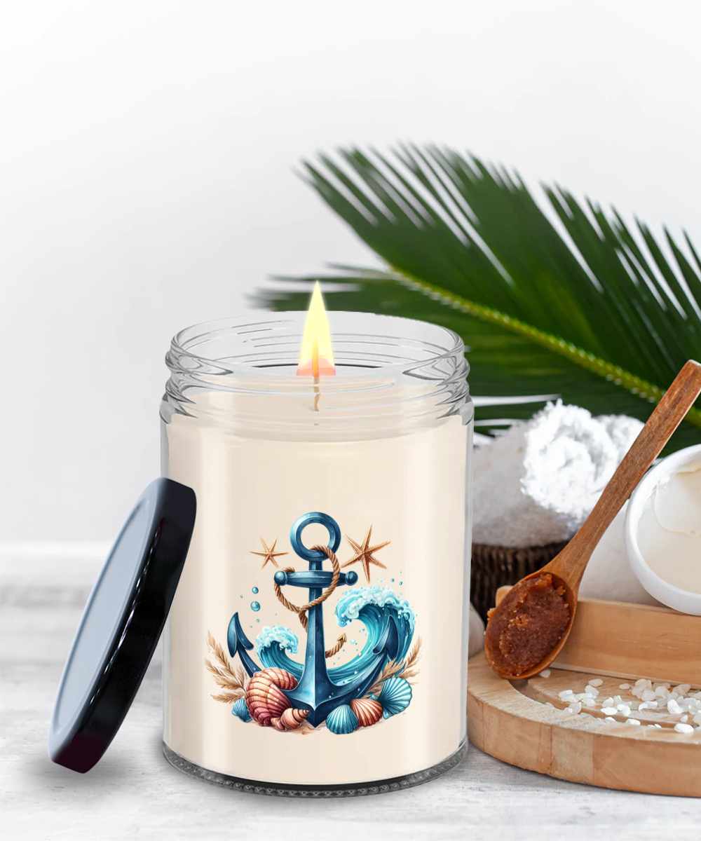 Vanilla soy candle Anchor