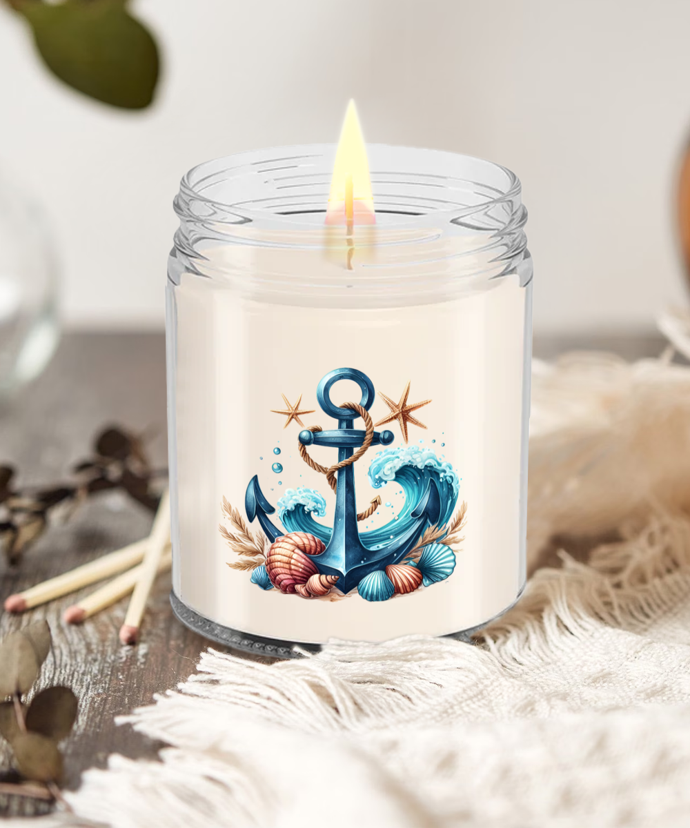 Vanilla soy candle Anchor