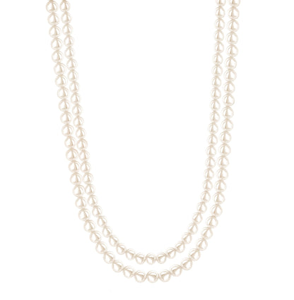 Double Strand Pearl Necklace