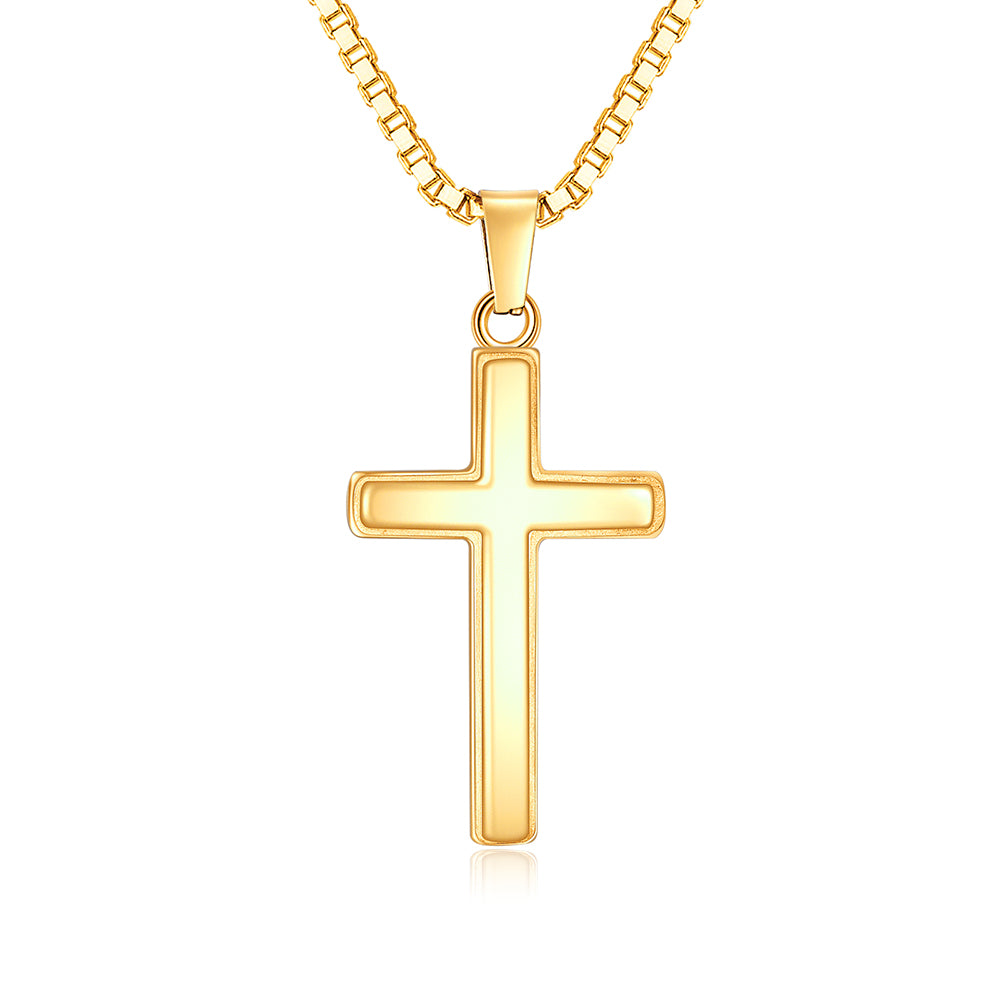 To My Husband – Gold Polished Stainless Steel Necklace | Sentimental Gift for Him