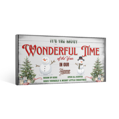 It’s the Most Wonderful Time of the Year Canvas Wall Art
