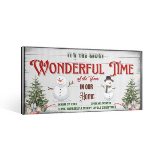 It’s the Most Wonderful Time of the Year Canvas Wall Art