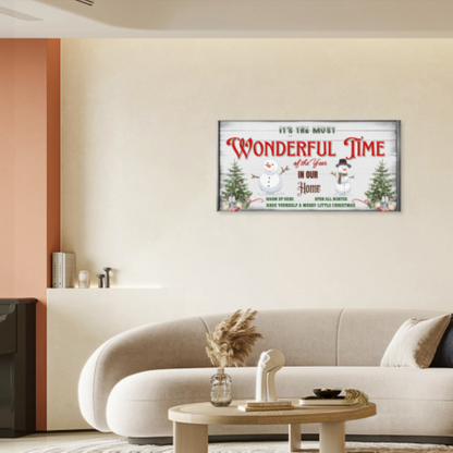It’s the Most Wonderful Time of the Year Canvas Wall Art